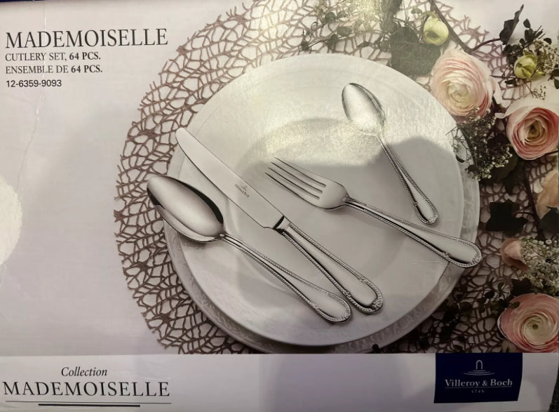 Villeroy & Boch Flatware "Mademoiselle" 64 Piece Set