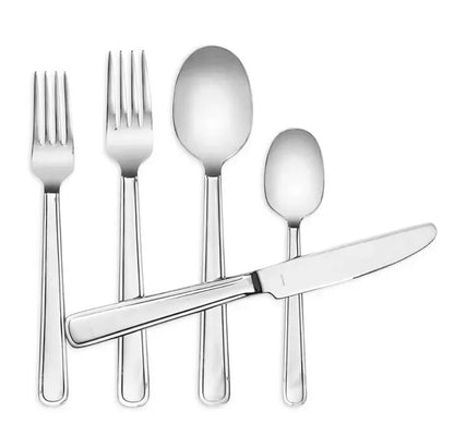 Celeste 60 Piece Flatware Set by Villeroy & Boch - 18/10 Stainless Steel - Dishwasher Safe Silverware - Service for 12